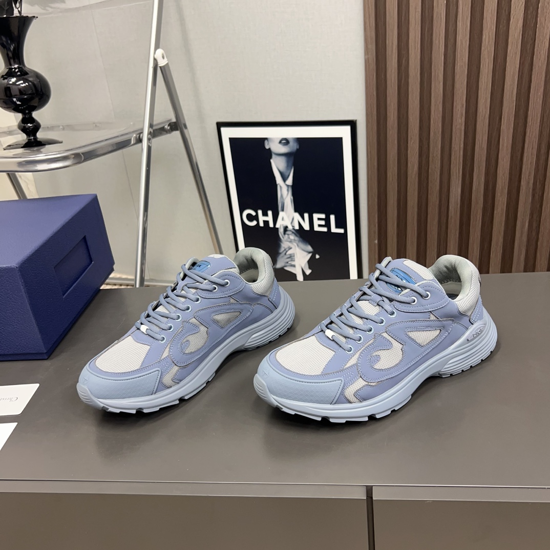 Dior Male Sneakers Mesh Breathable L