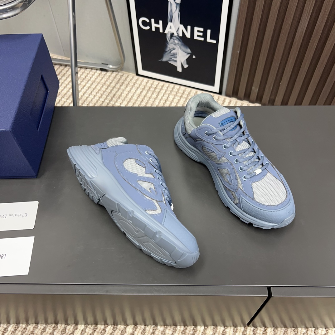 Dior Male Sneakers Mesh Breathable L