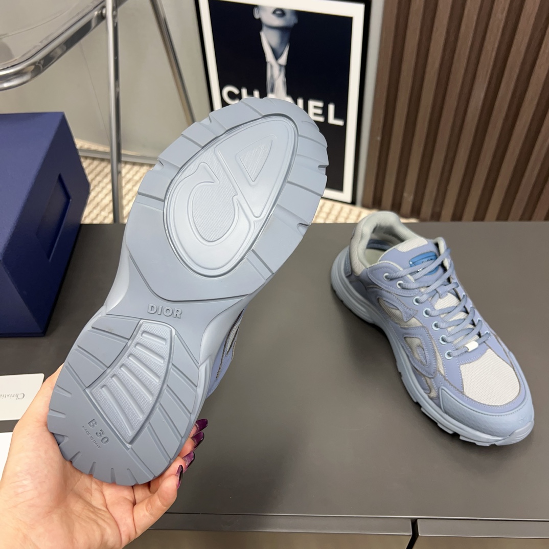 Dior Male Sneakers Mesh Breathable L