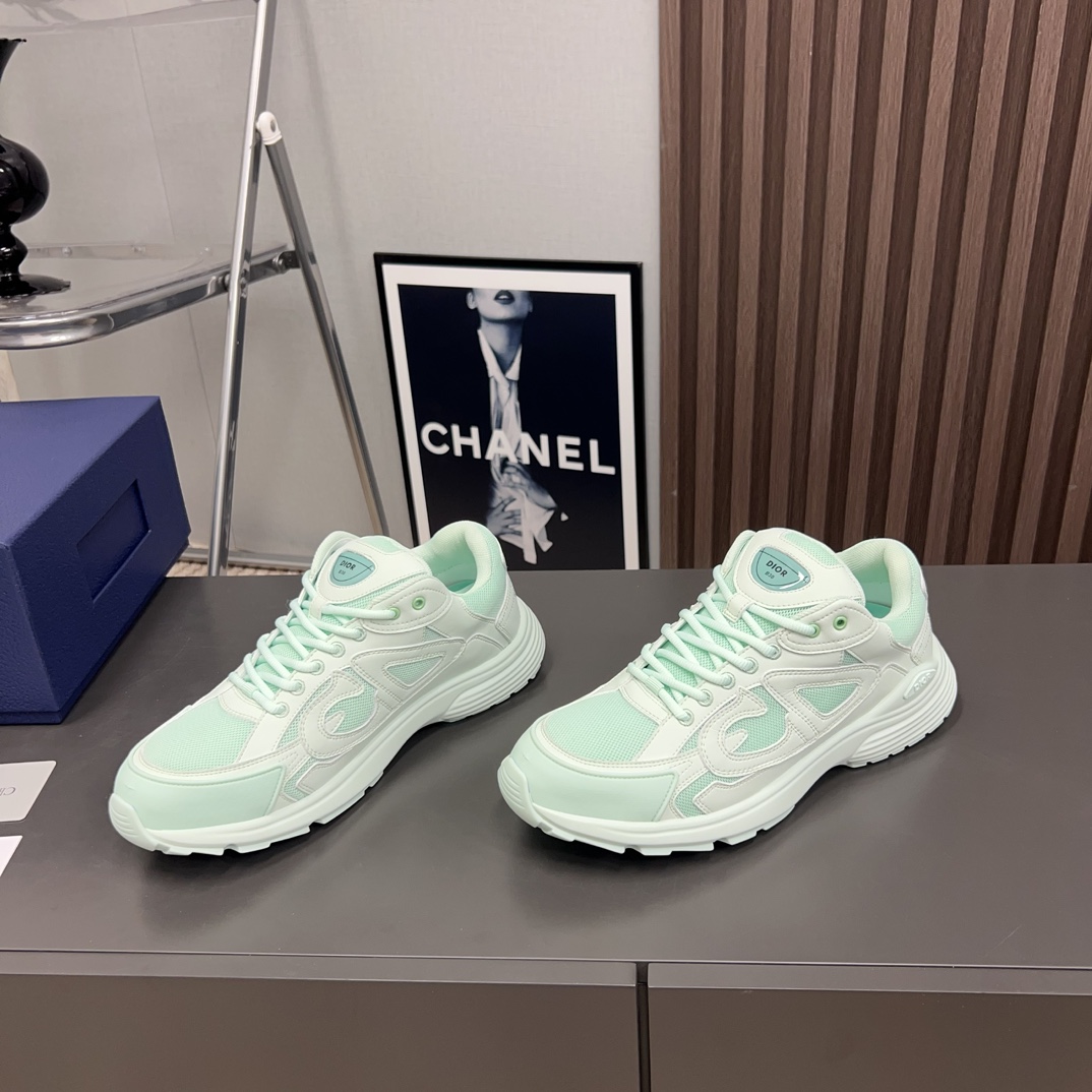 Dior Male Sneakers Mesh Breathable L