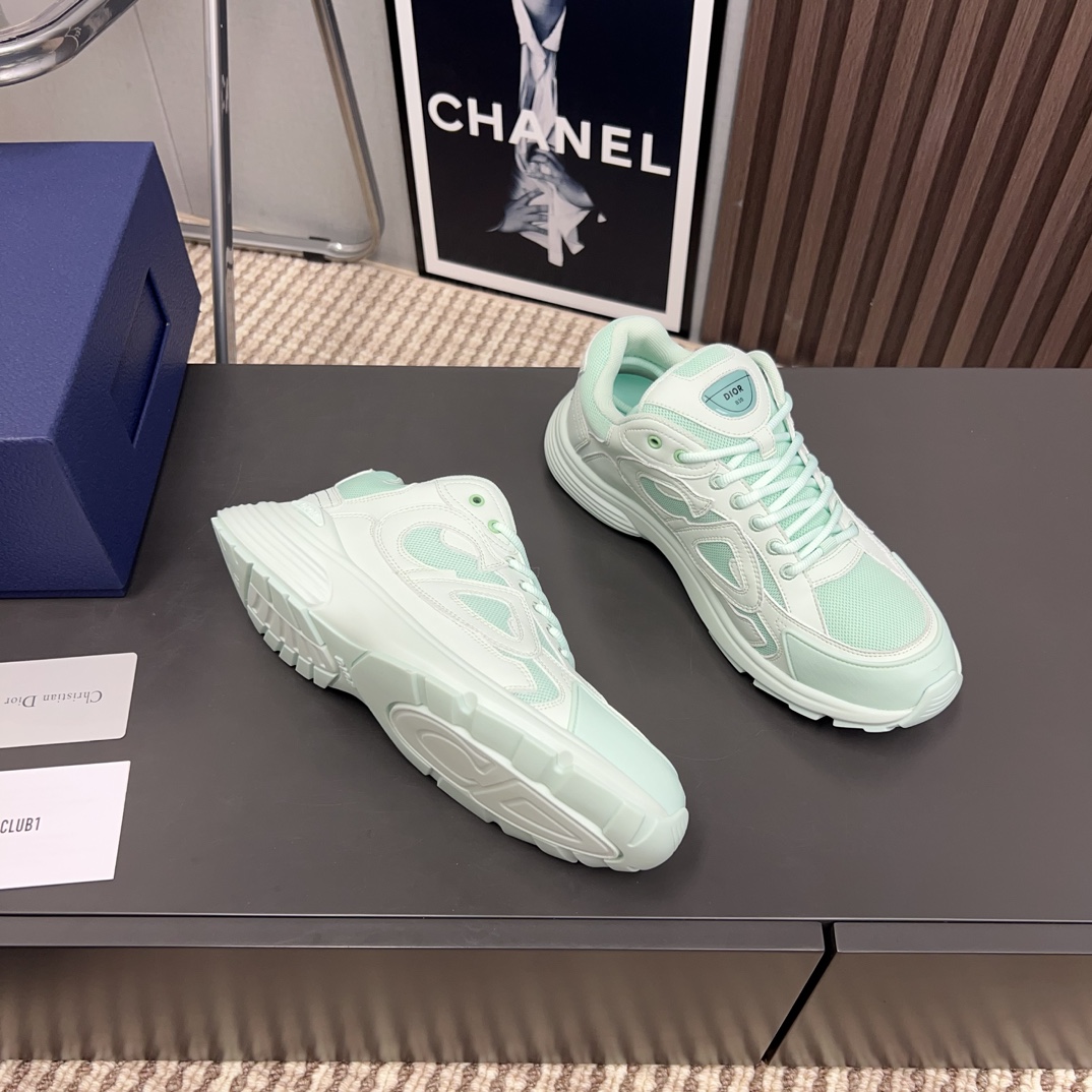 Dior Male Sneakers Mesh Breathable L