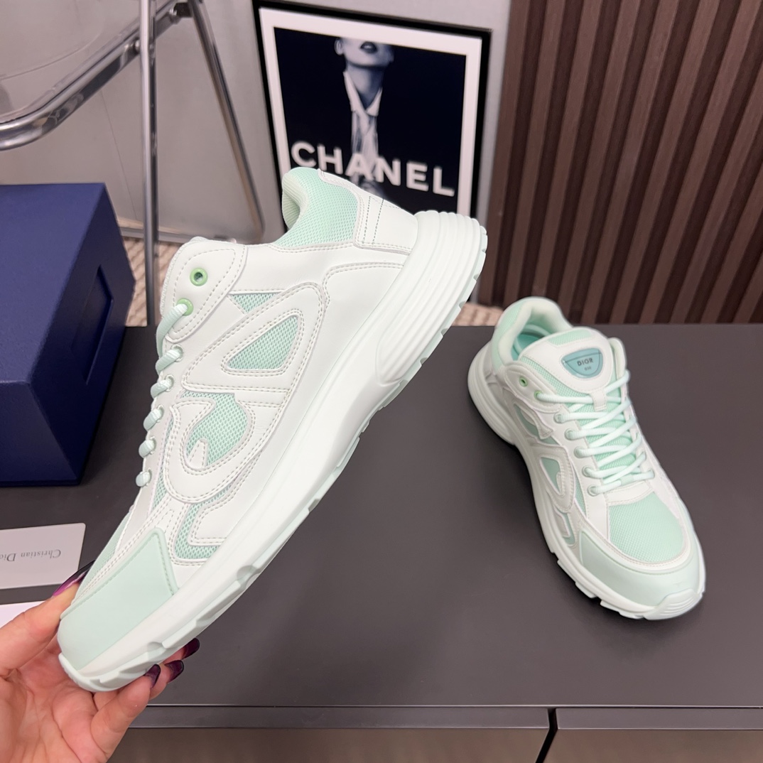 Dior Male Sneakers Mesh Breathable L