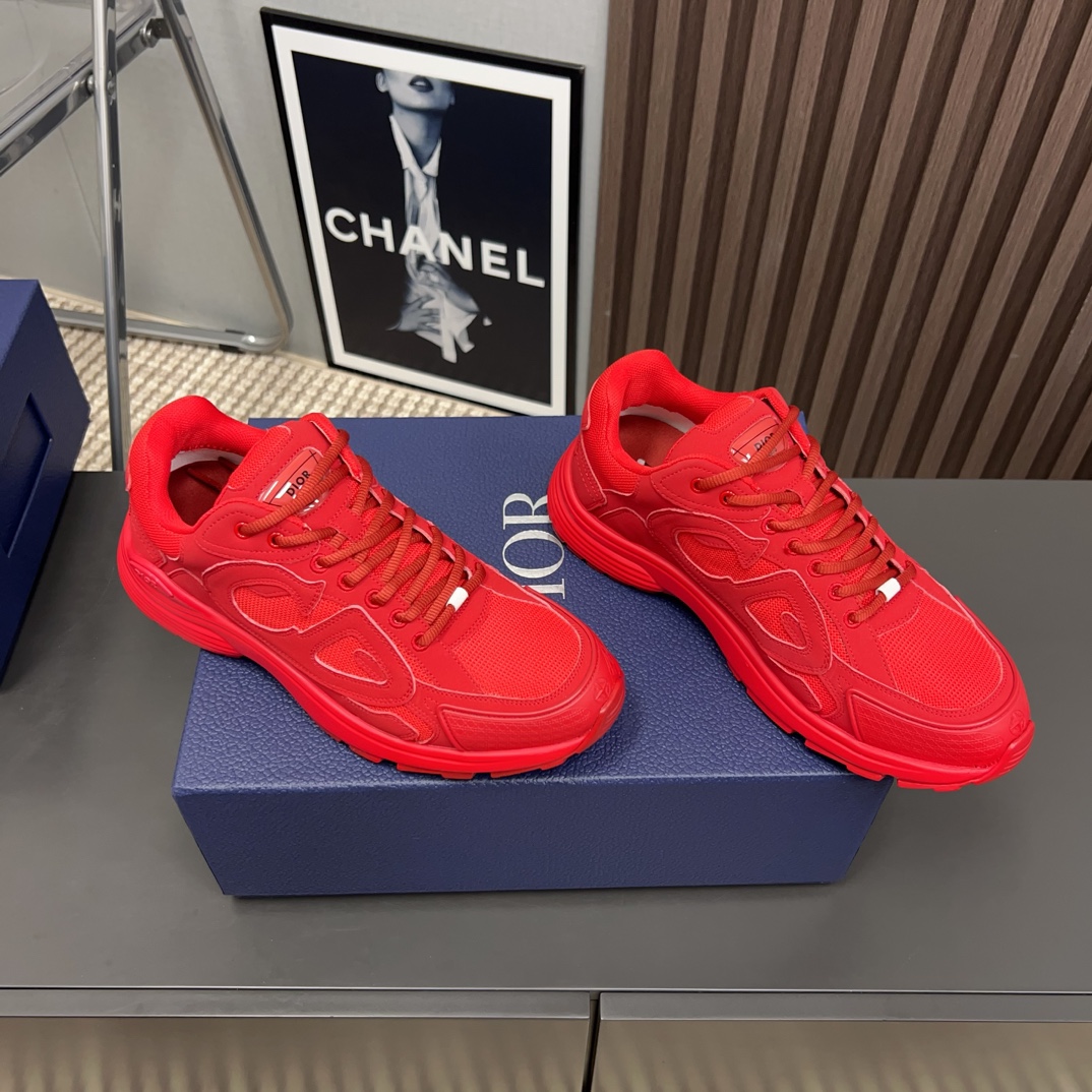 Dior Male Sneakers Mesh Breathable L