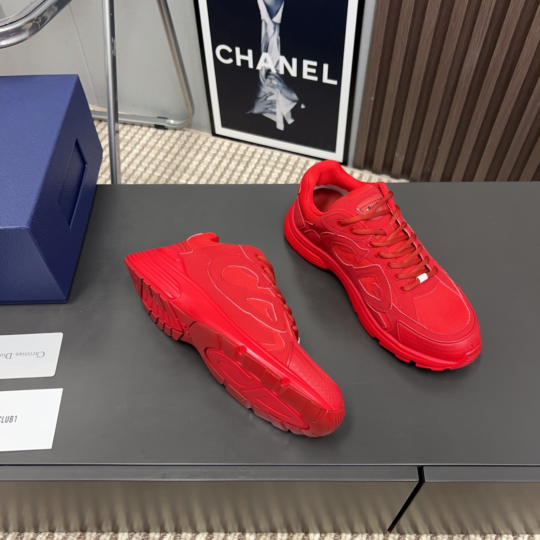 Dior Male Sneakers Mesh Breathable L