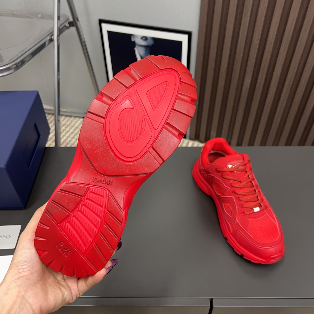 Dior Male Sneakers Mesh Breathable L