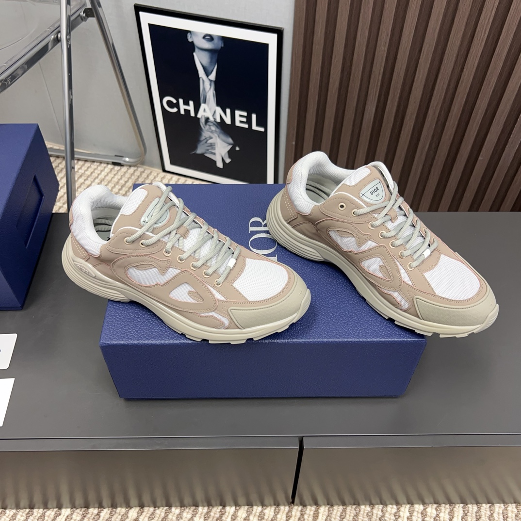 Dior Male Sneakers Mesh Breathable L
