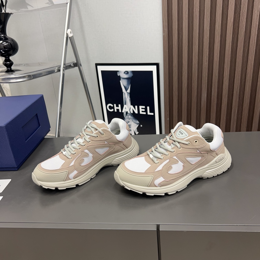 Dior Male Sneakers Mesh Breathable L