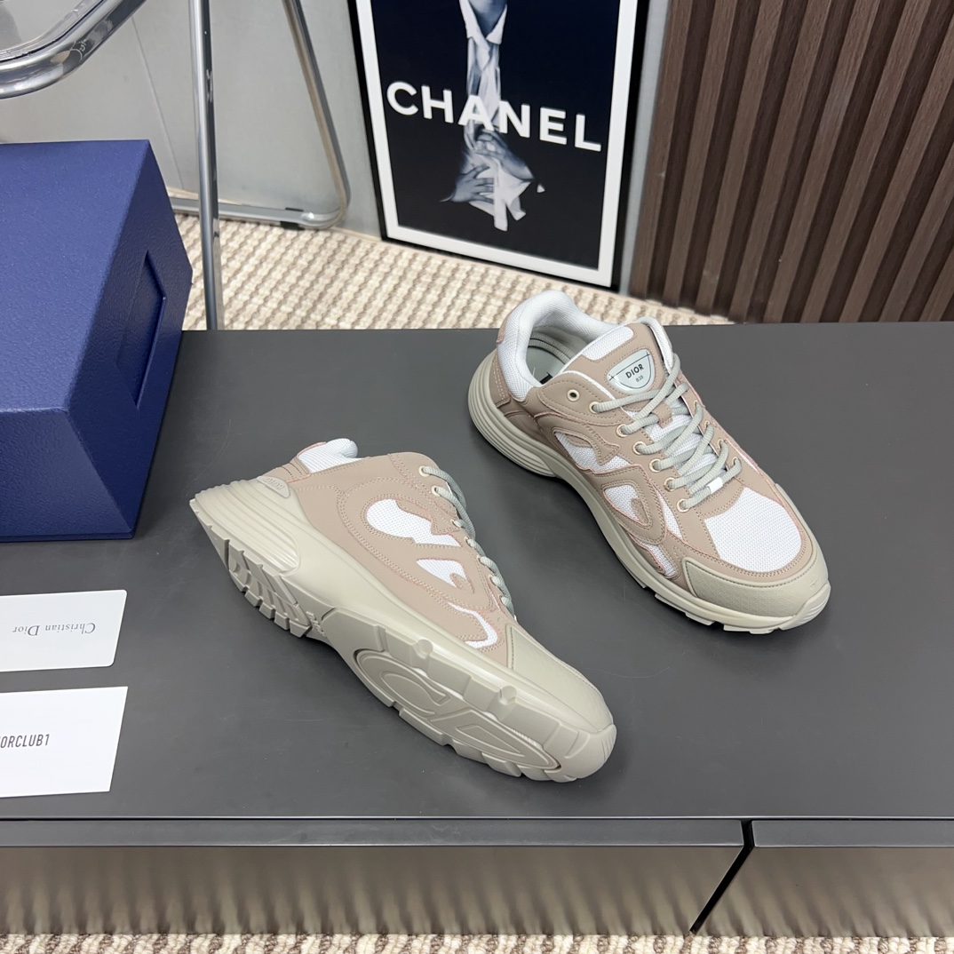 Dior Male Sneakers Mesh Breathable L