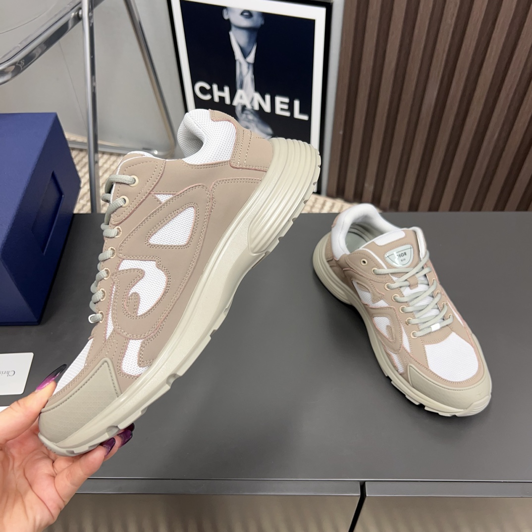 Dior Male Sneakers Mesh Breathable L