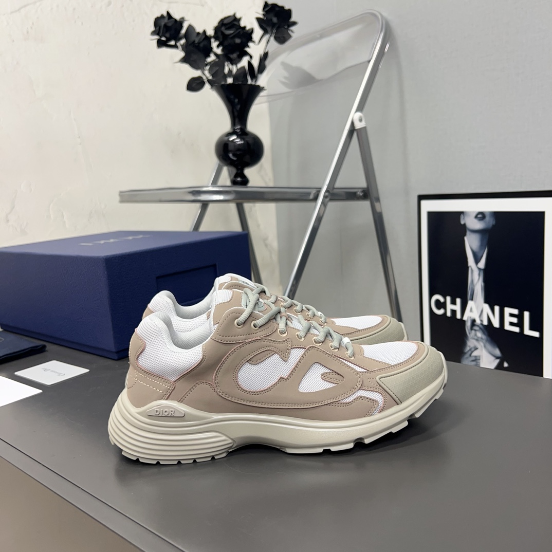 Dior Male Sneakers Mesh Breathable L