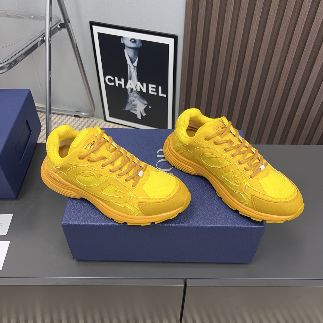 Dior Male Sneakers Mesh Breathable L