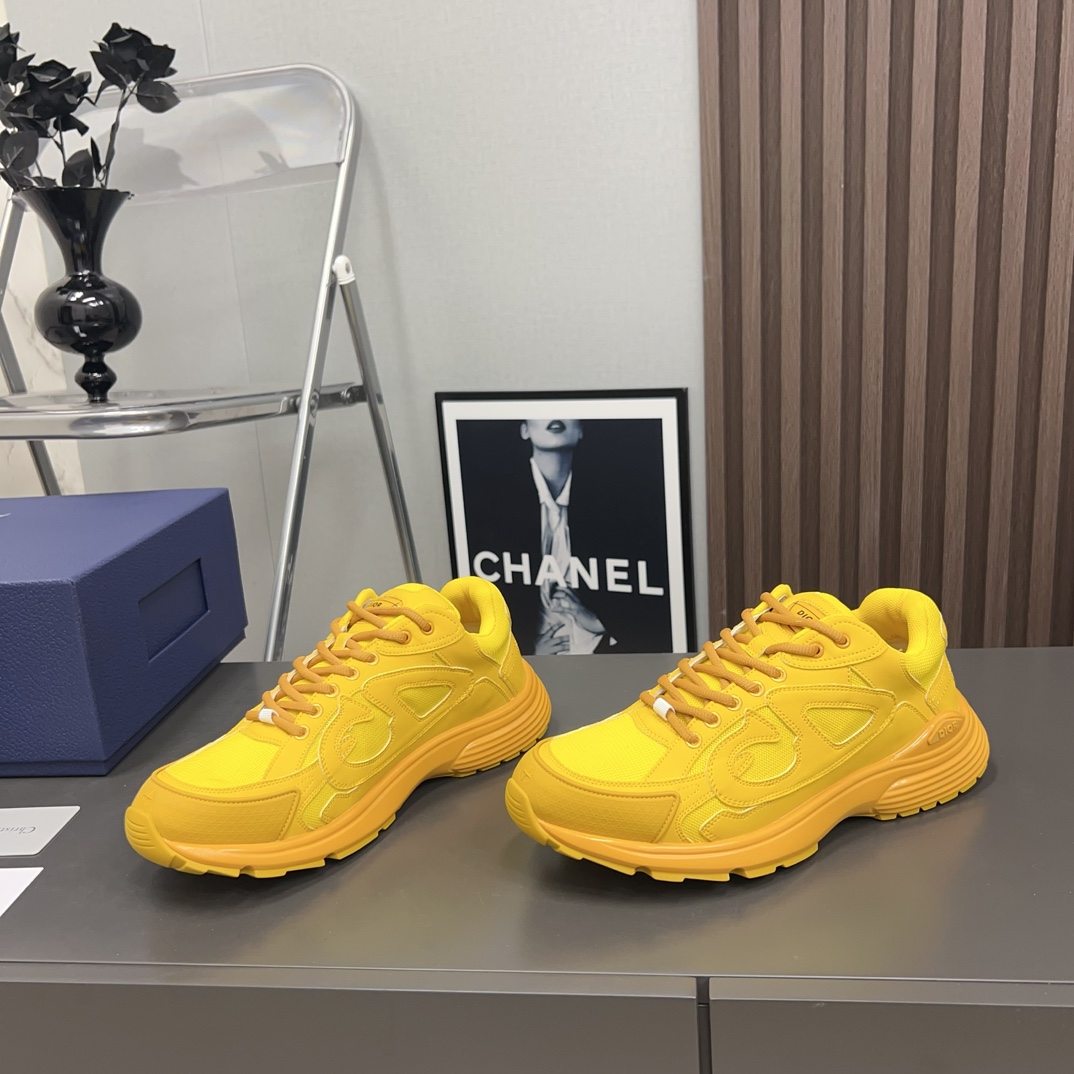 Dior Male Sneakers Mesh Breathable L