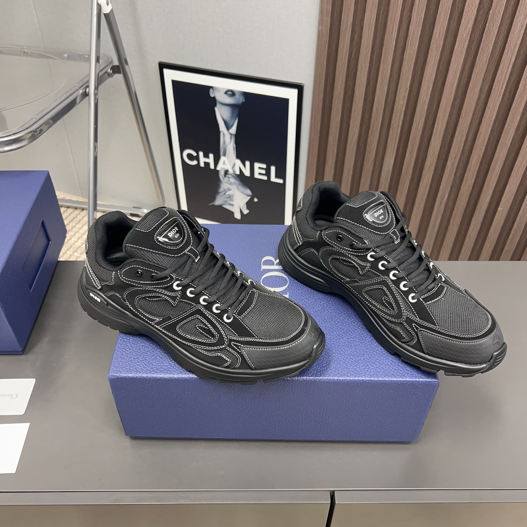 Dior Male Sneakers Mesh Breathable L