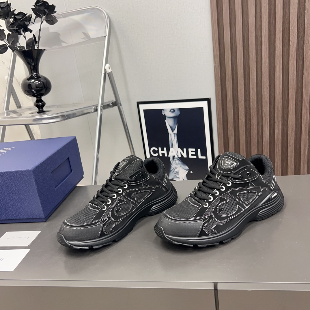Dior Male Sneakers Mesh Breathable L