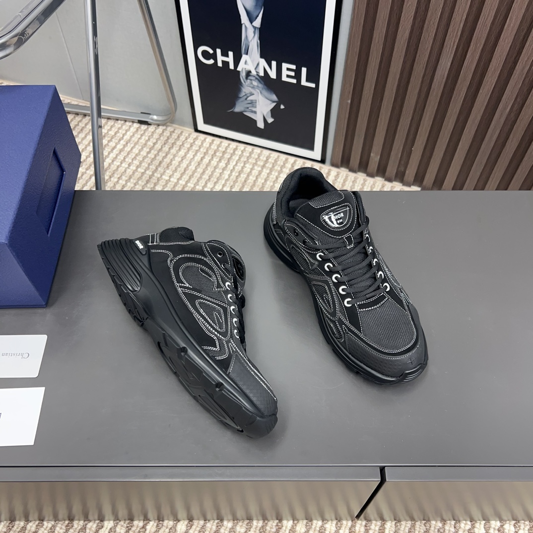 Dior Male Sneakers Mesh Breathable L