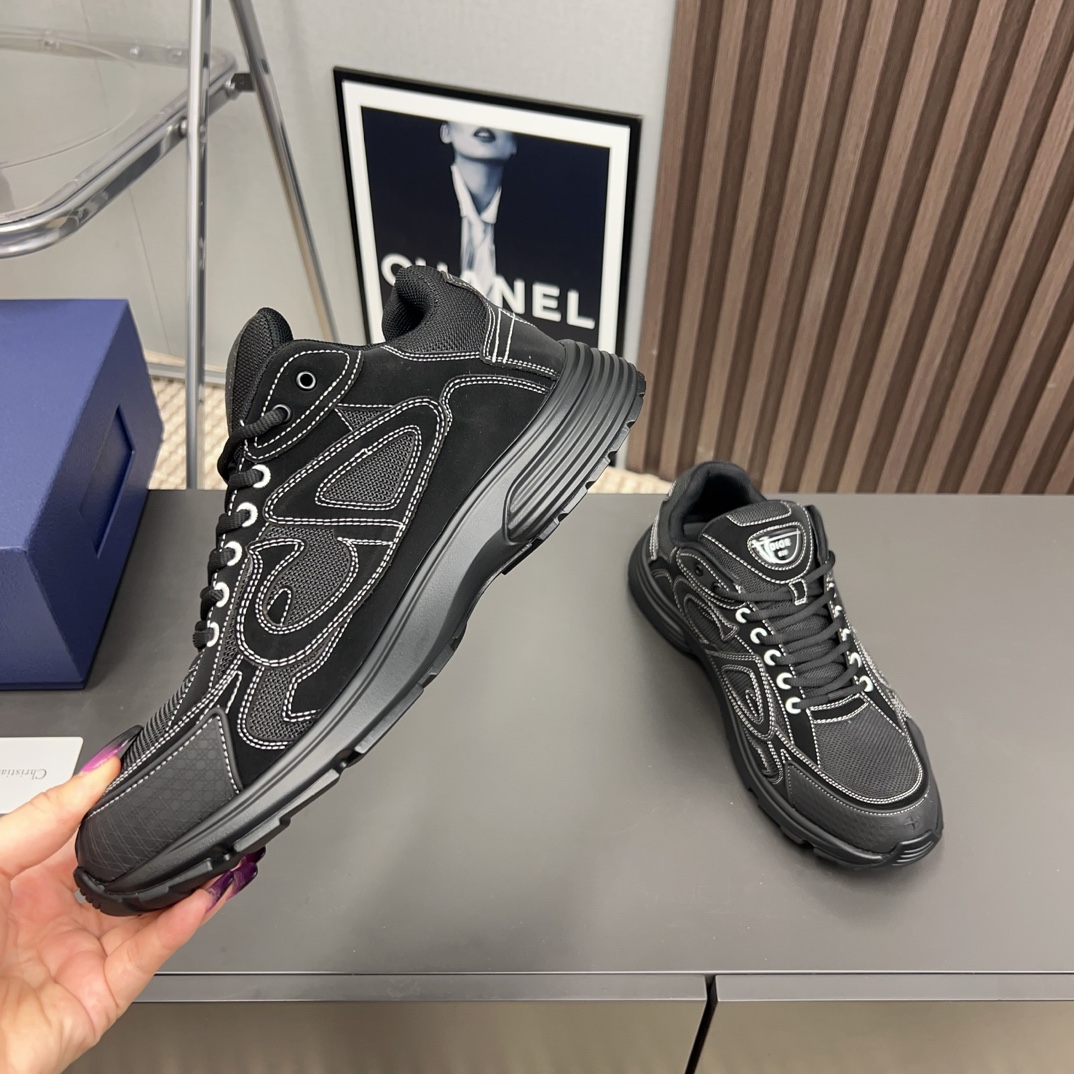 Dior Male Sneakers Mesh Breathable L