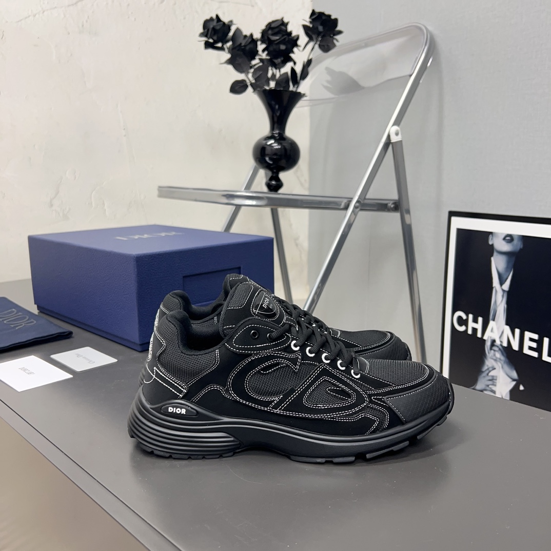 Dior Male Sneakers Mesh Breathable L