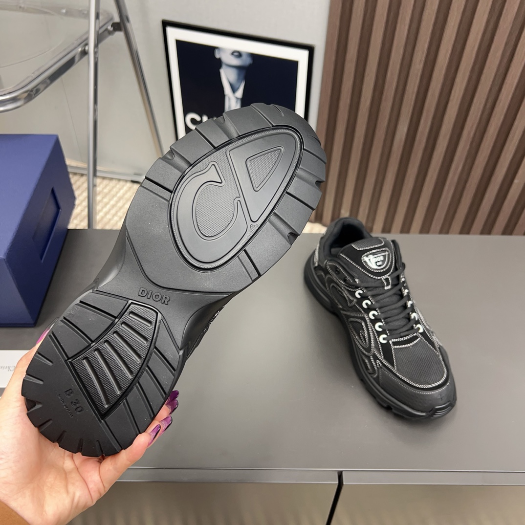 Dior Male Sneakers Mesh Breathable L