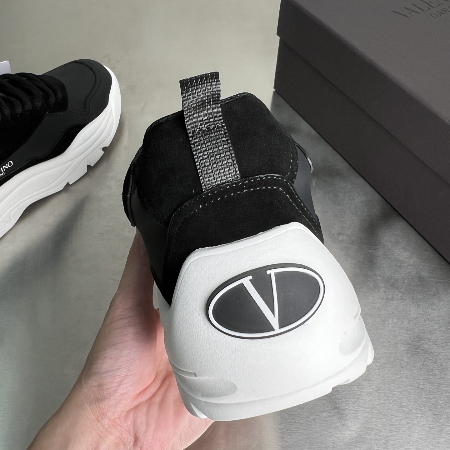 Valentino Male Sneakers Breathable M-l