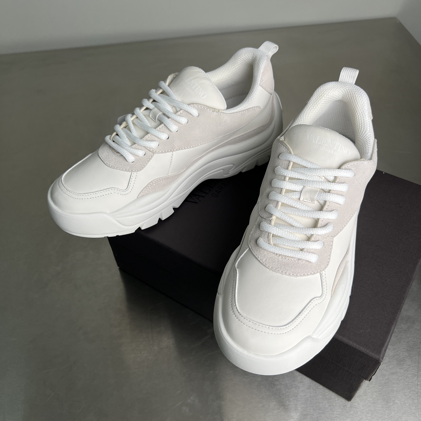 Valentino Male Sneakers Breathable M-l