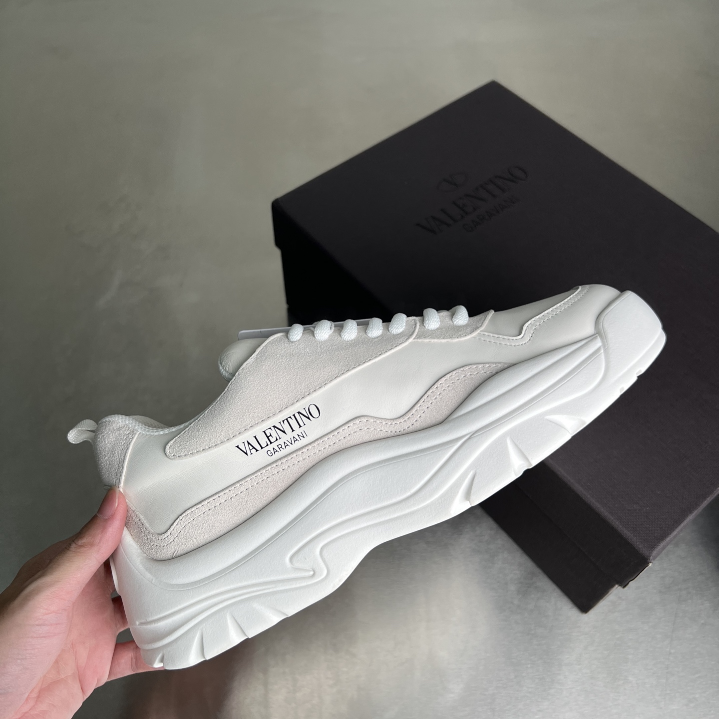 Valentino Male Sneakers Breathable M-l