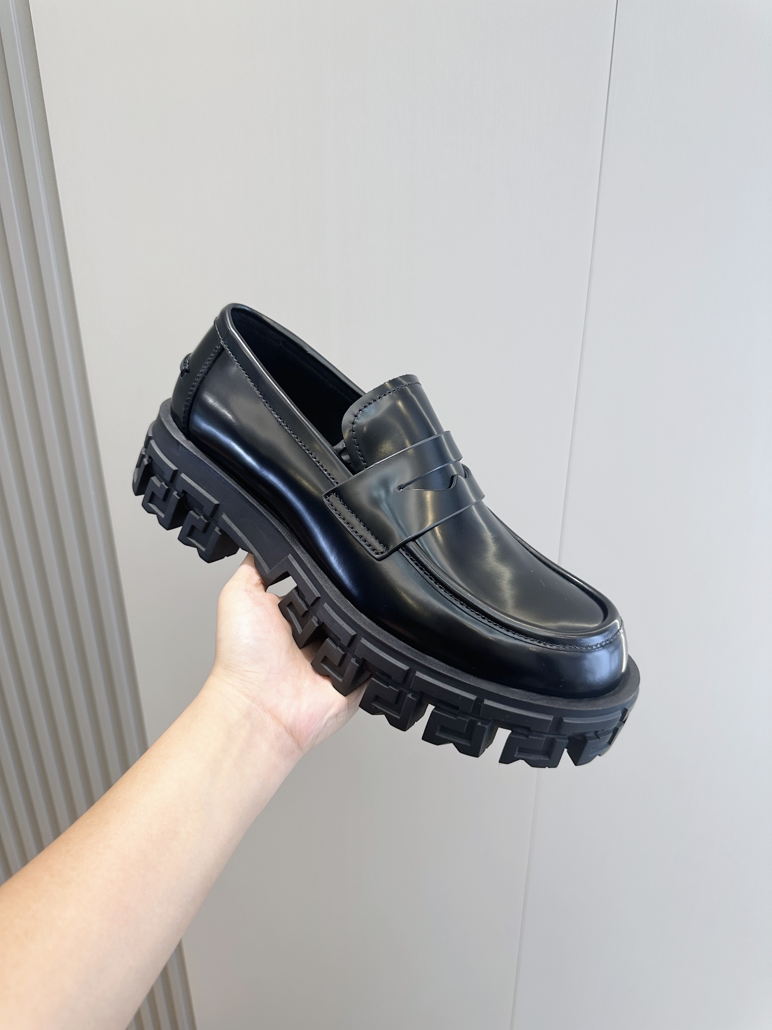 Versace Male Loafers Cow Leather S