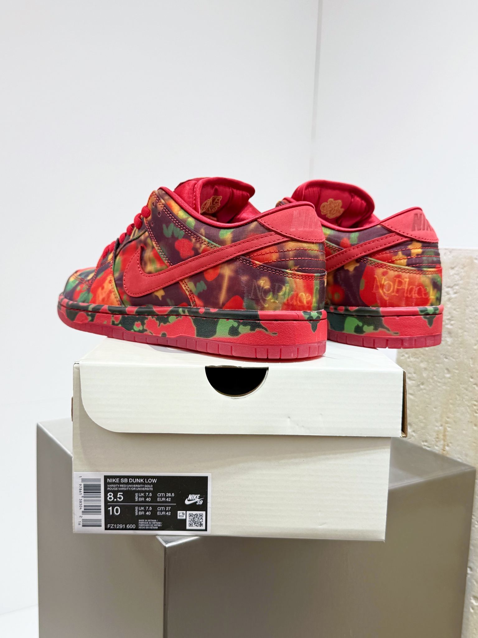 Nike Male Board Shoes Red M-l-s