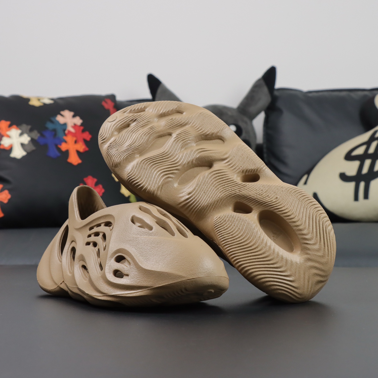 Crocs Yeezy Basic Shoes Brown M