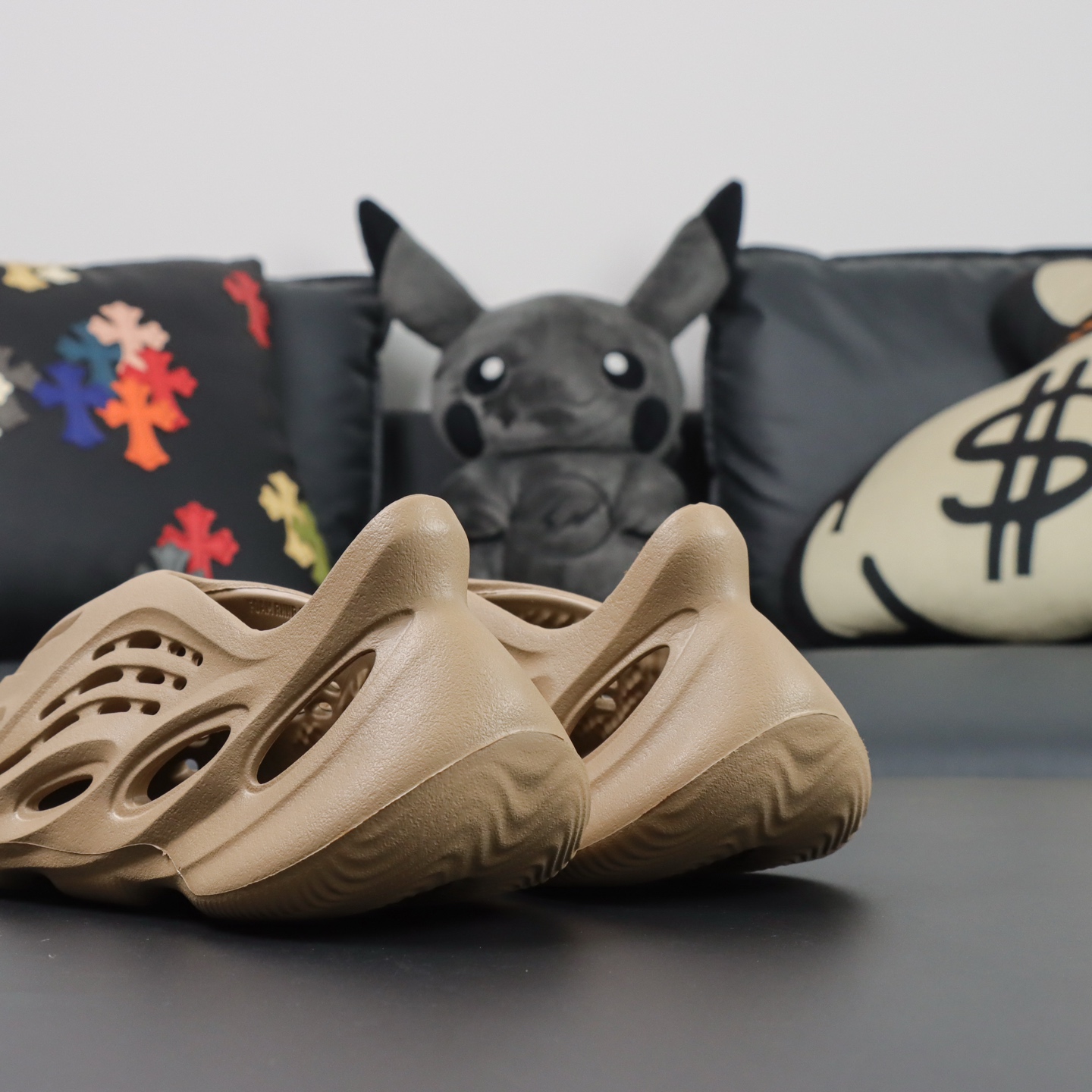 Crocs Yeezy Basic Shoes Brown M