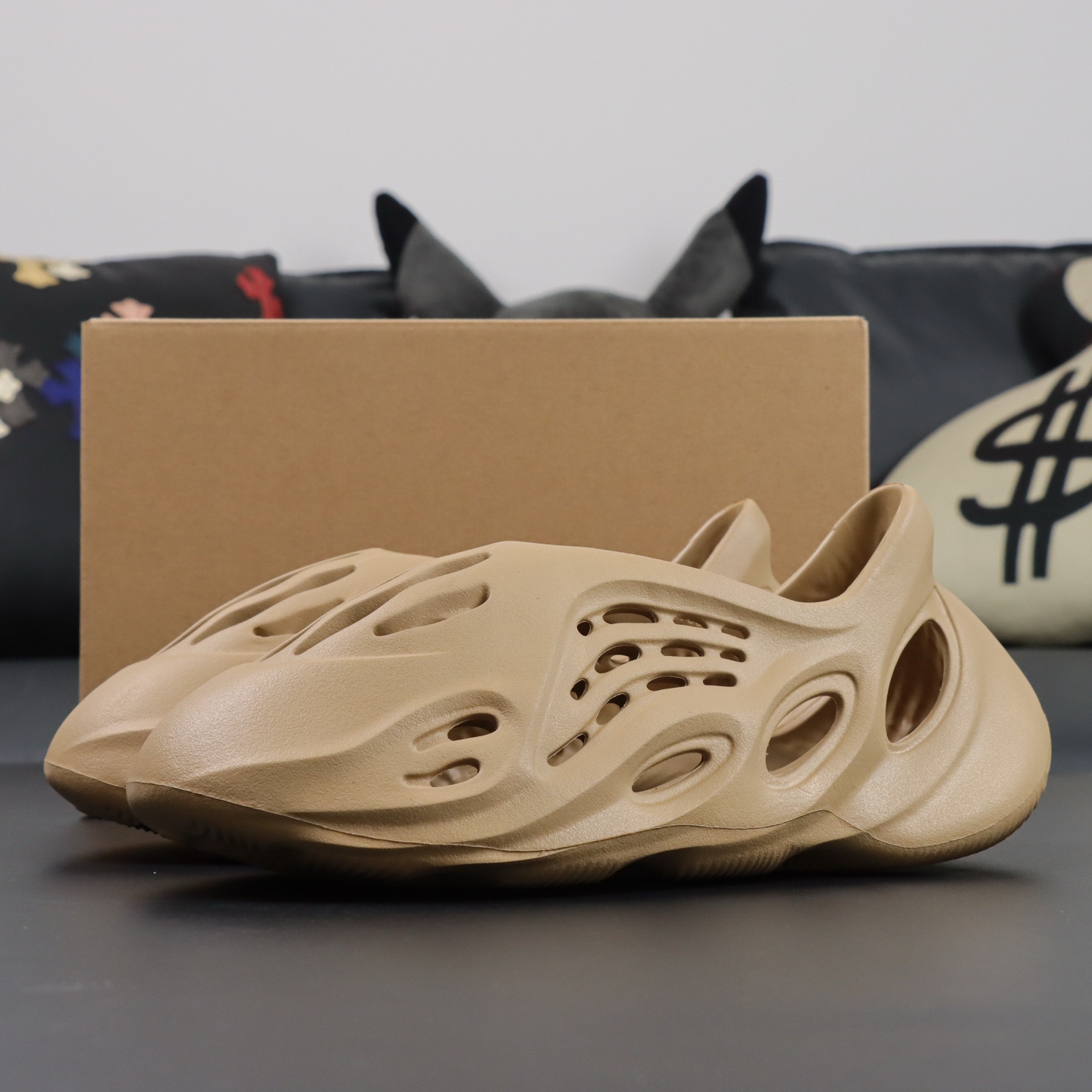 Crocs Yeezy Basic Shoes Brown M