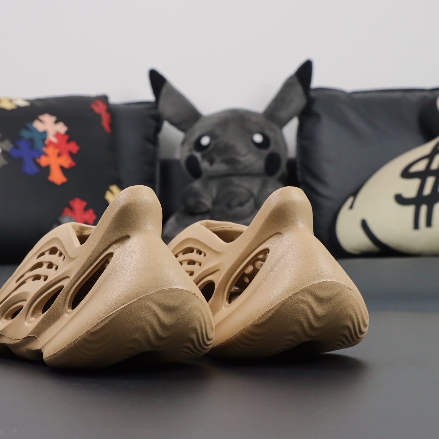 Crocs Yeezy Basic Shoes Brown M