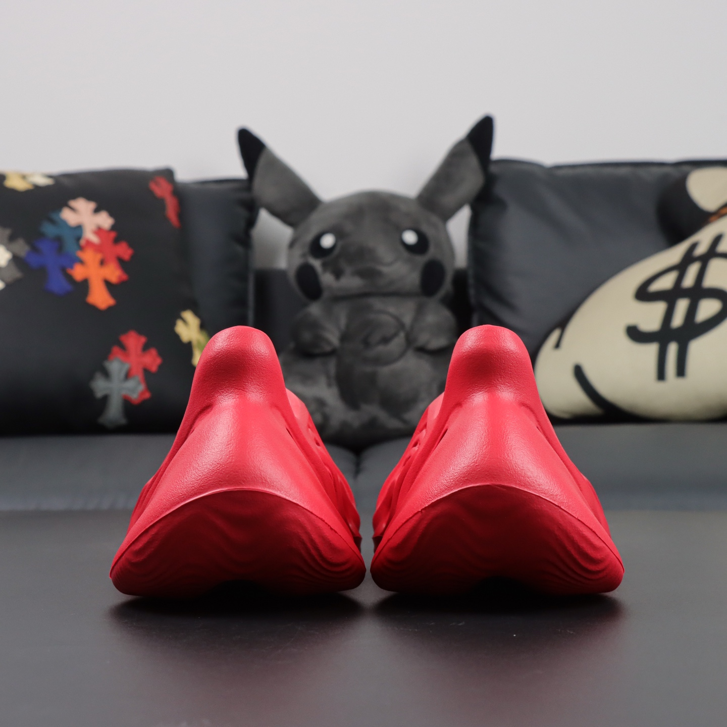 Crocs Yeezy Basic Shoes Red M