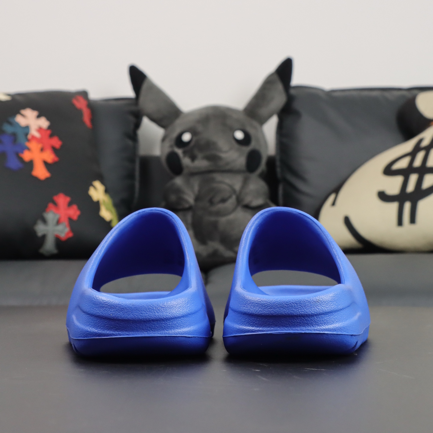 Yeezy Slippers Blue L-s