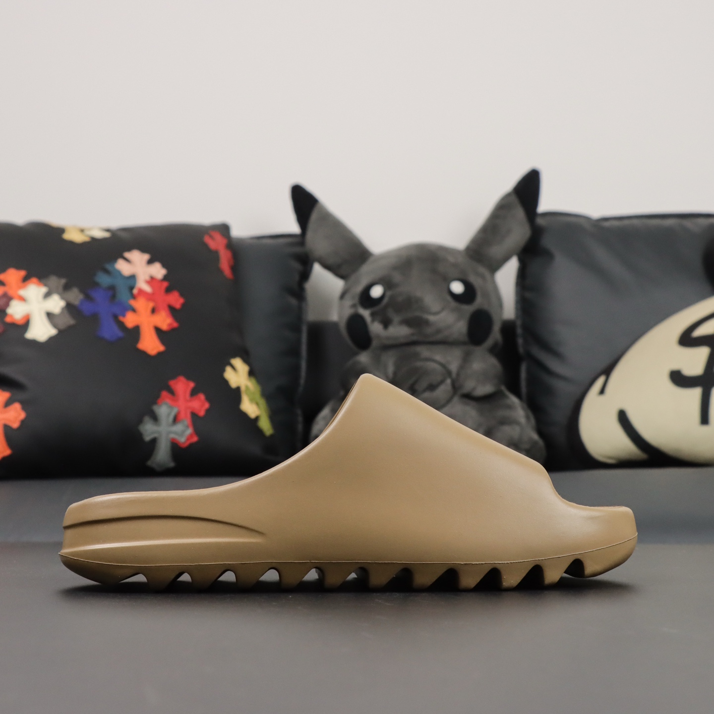 Yeezy Slippers Brown L-s