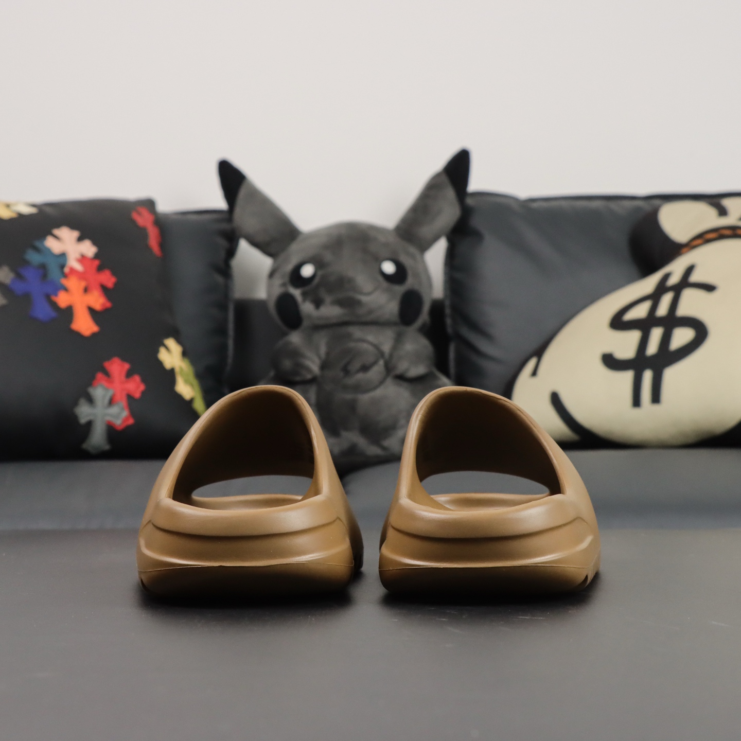 Yeezy Slippers Brown L-s