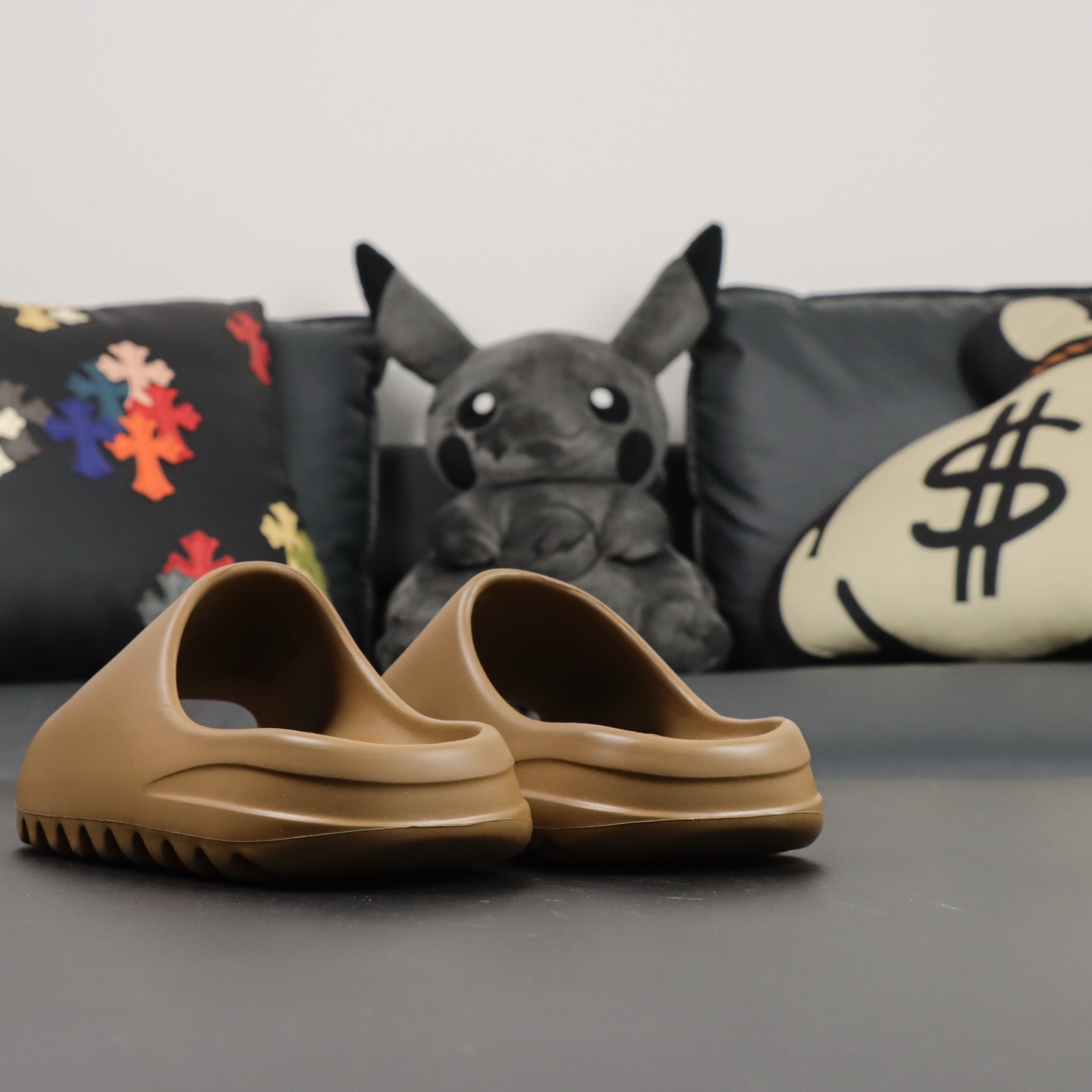 Yeezy Slippers Brown L-s
