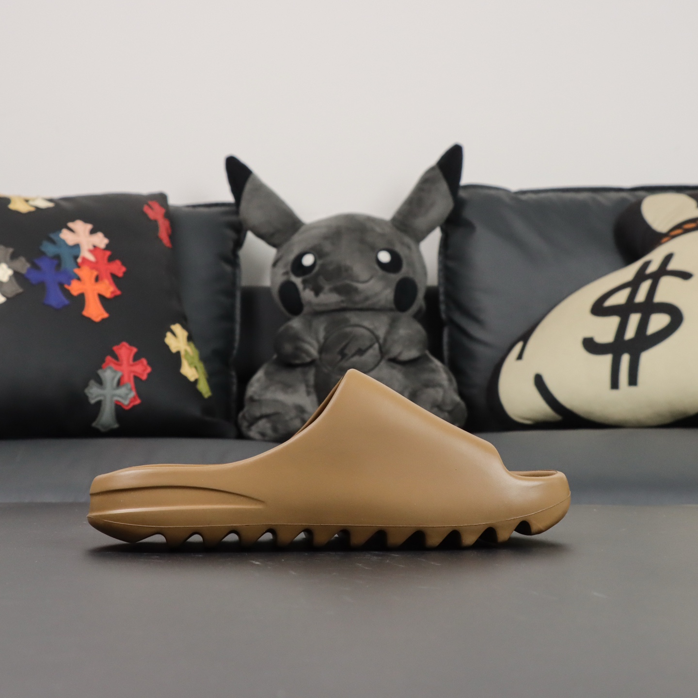 Yeezy Slippers Brown L-s