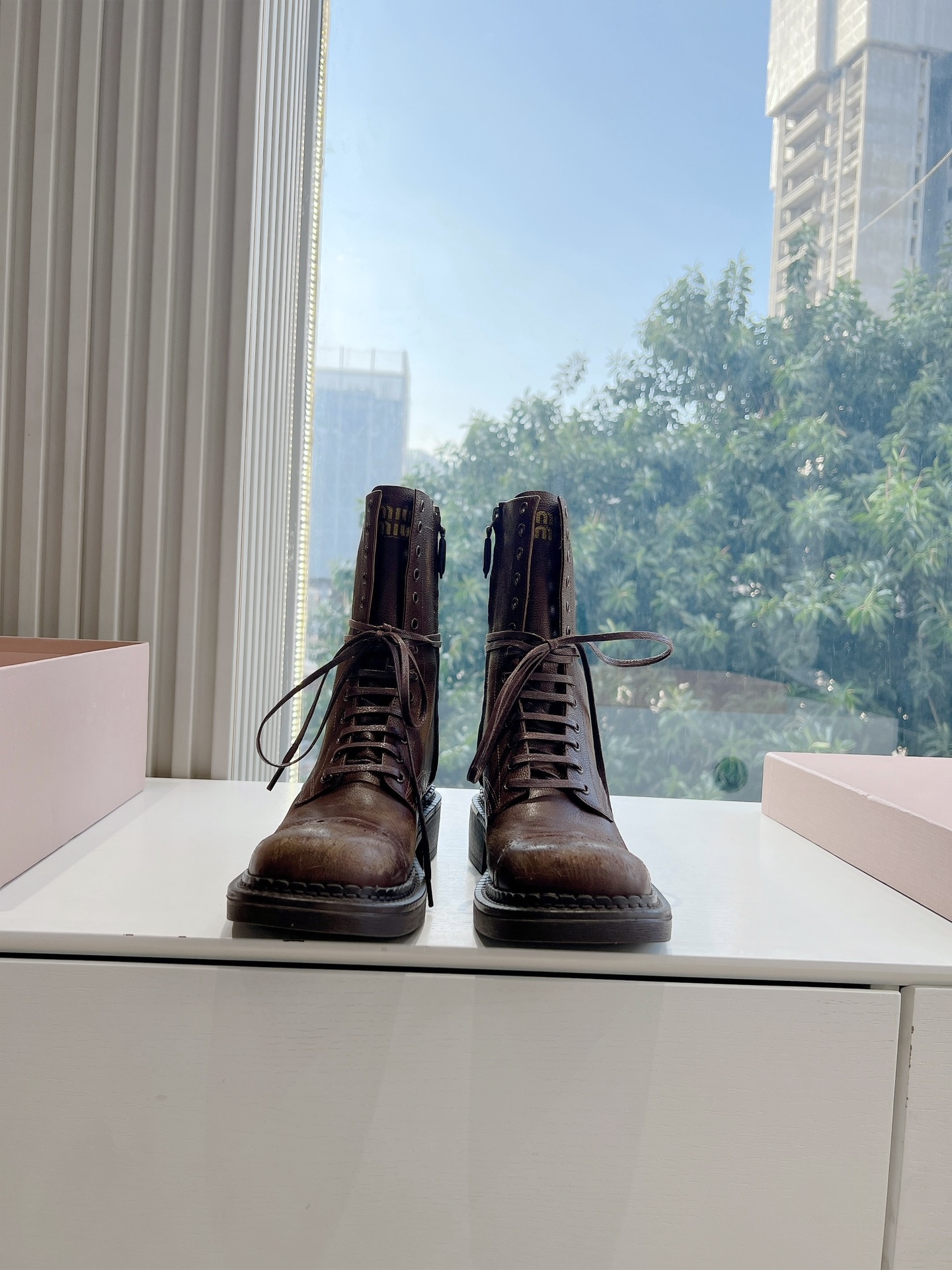 Miu Miu Boots Cow Leather M