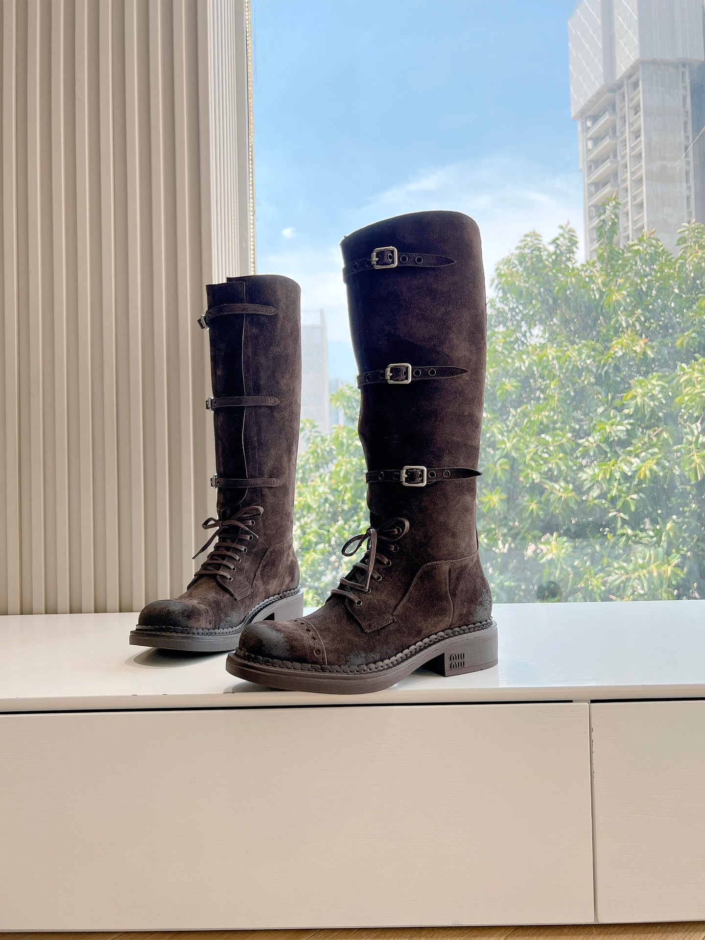 Miu Miu Boots Cow Leather M