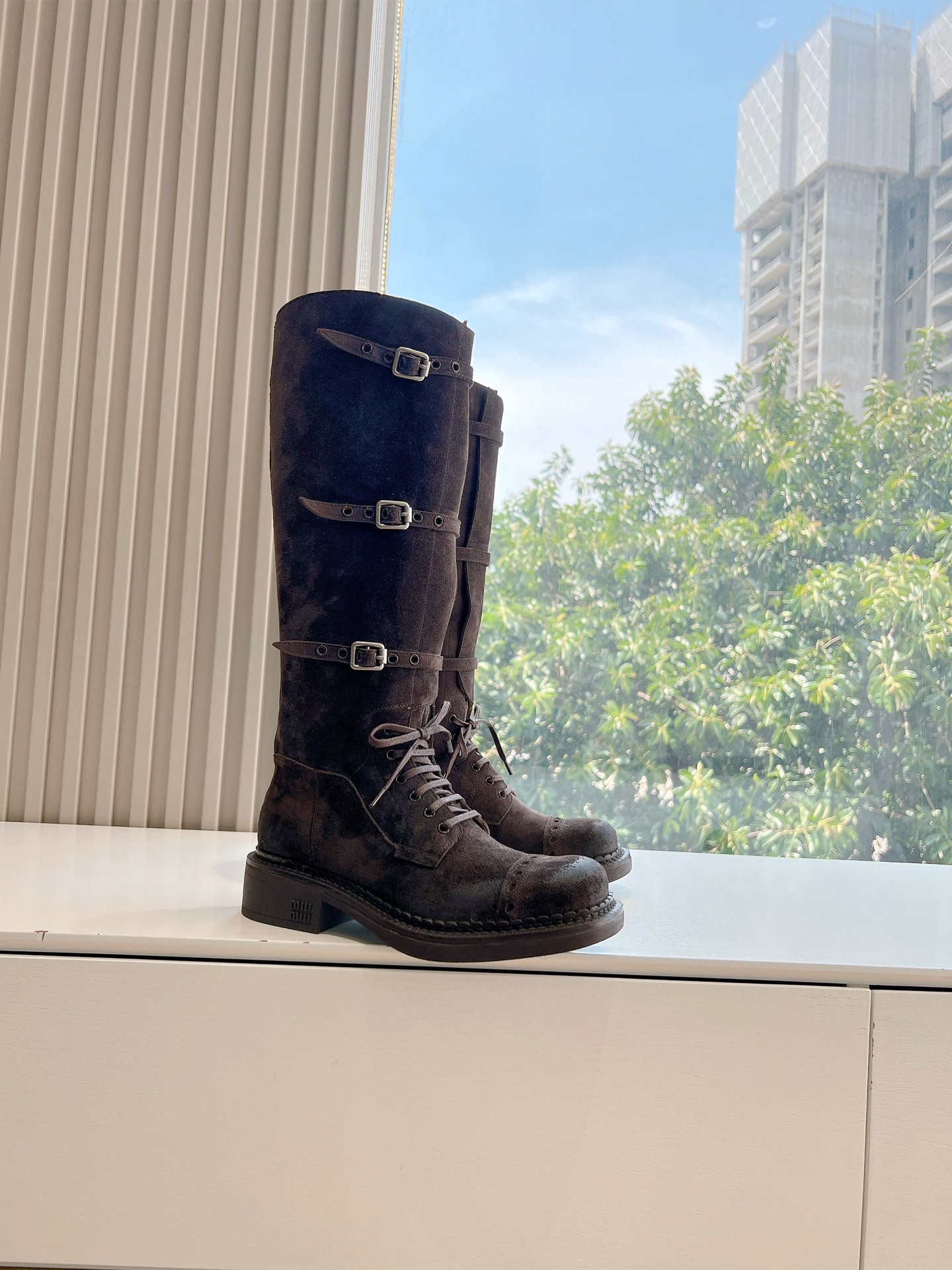 Miu Miu Boots Cow Leather M