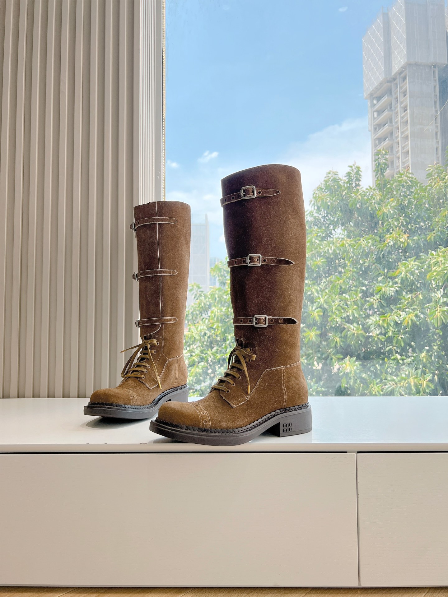 Miu Miu Boots Cow Leather M