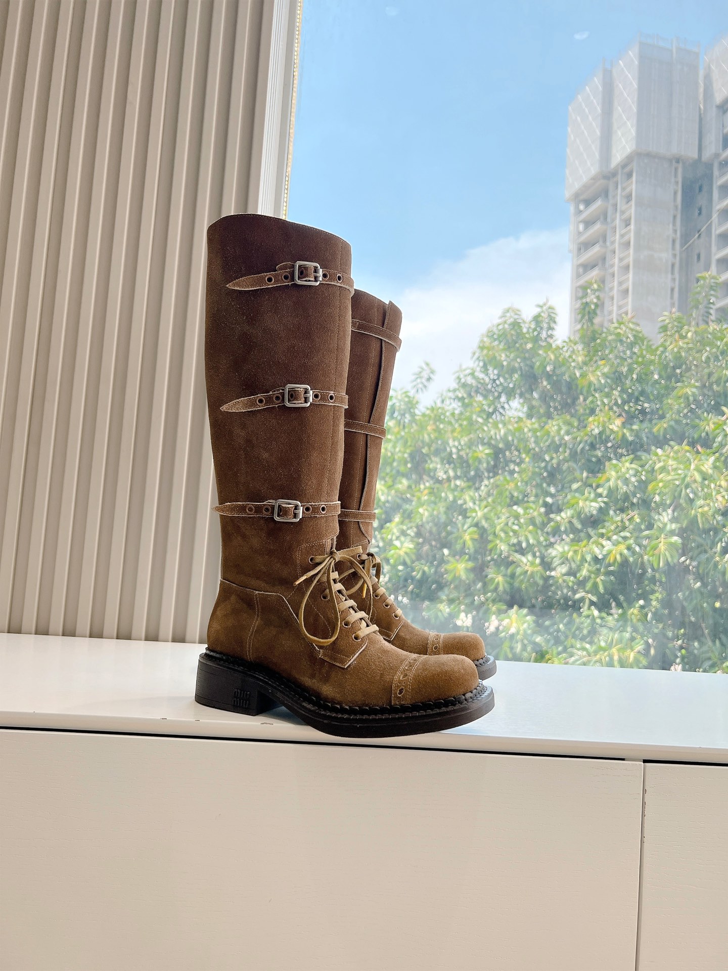 Miu Miu Boots Cow Leather M