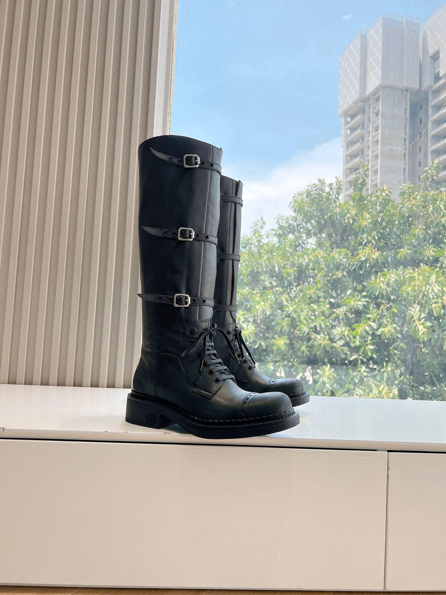 Miu Miu Boots Cow Leather M