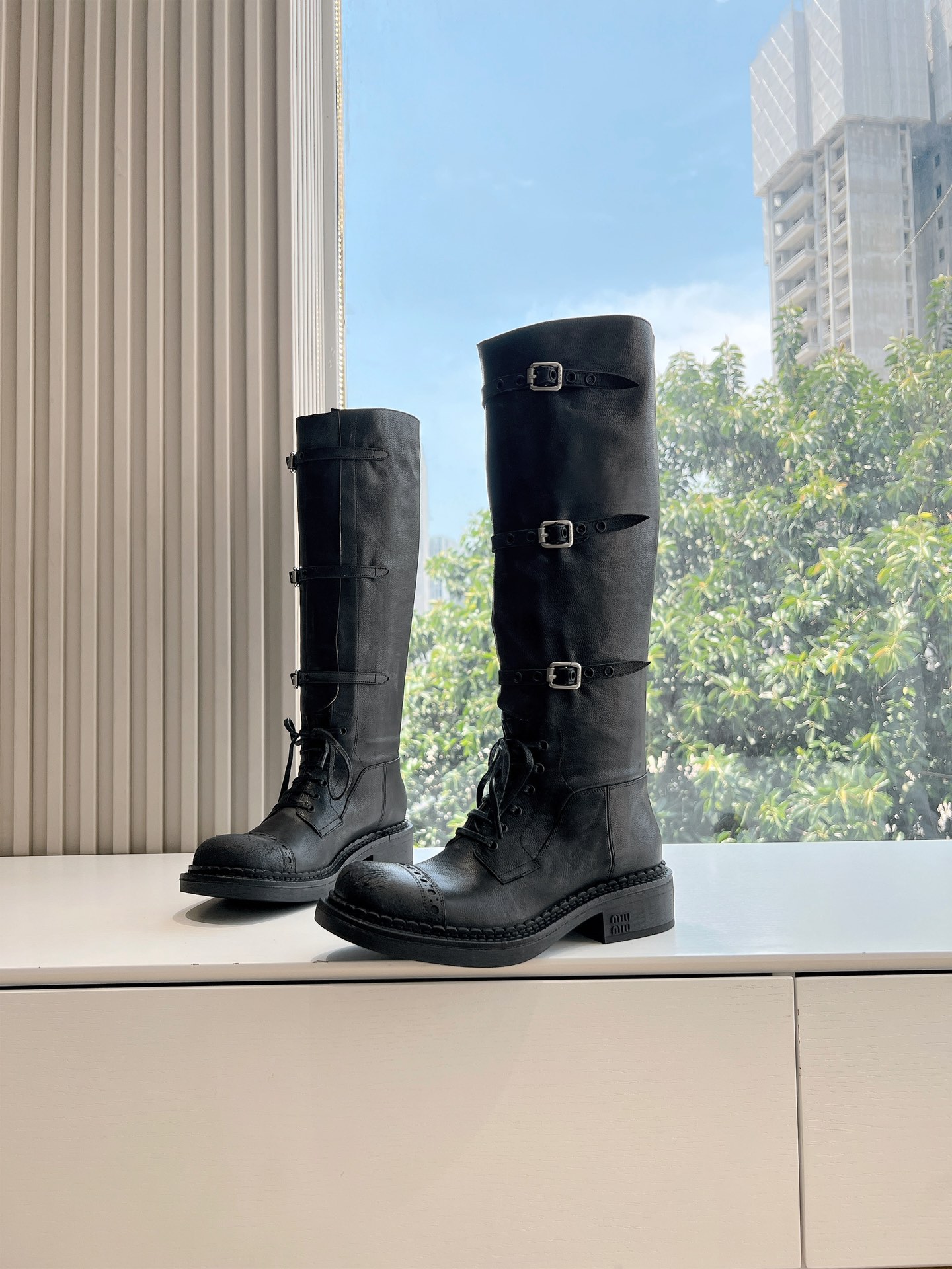 Miu Miu Boots Cow Leather M