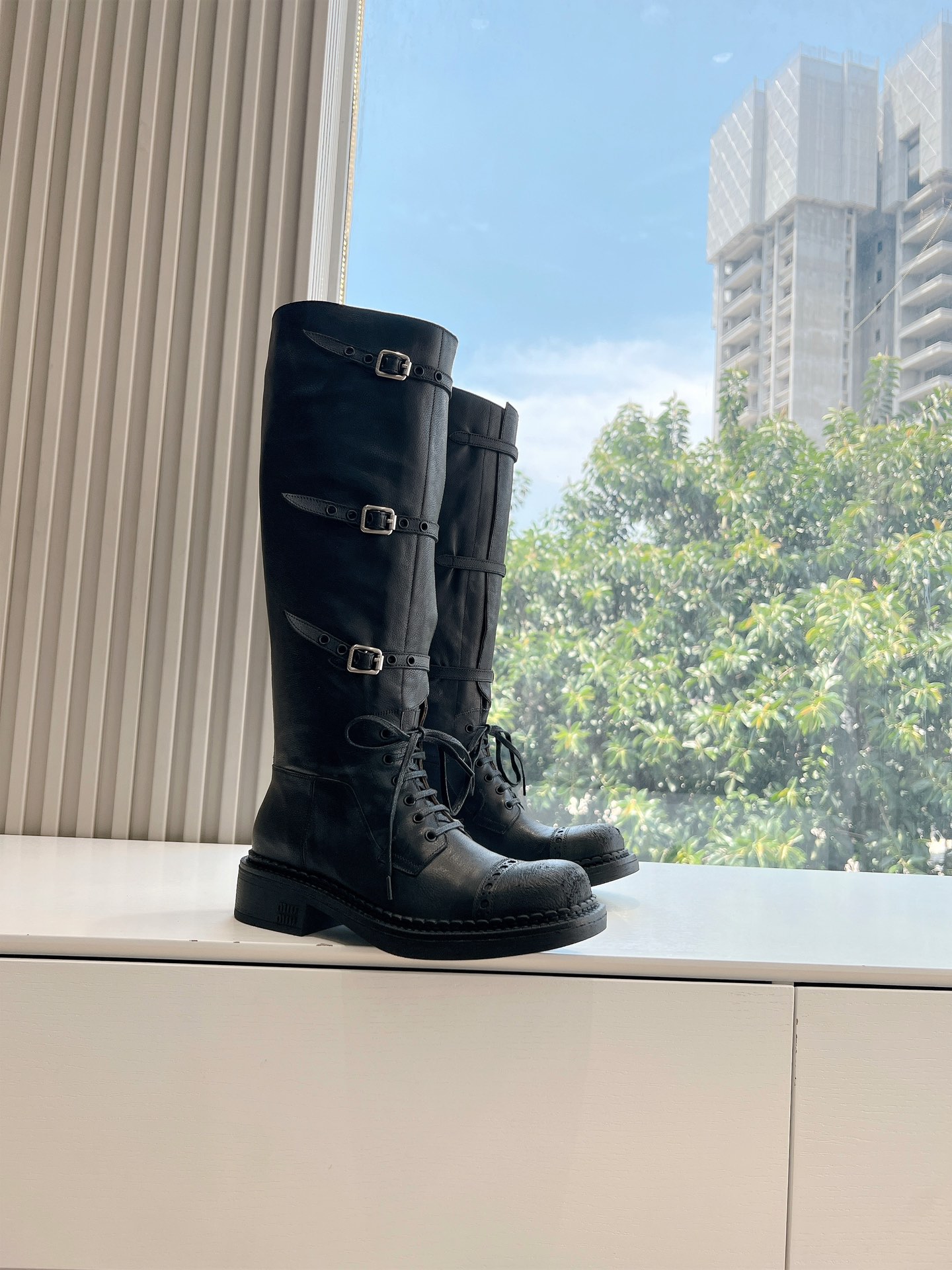 Miu Miu Boots Cow Leather M