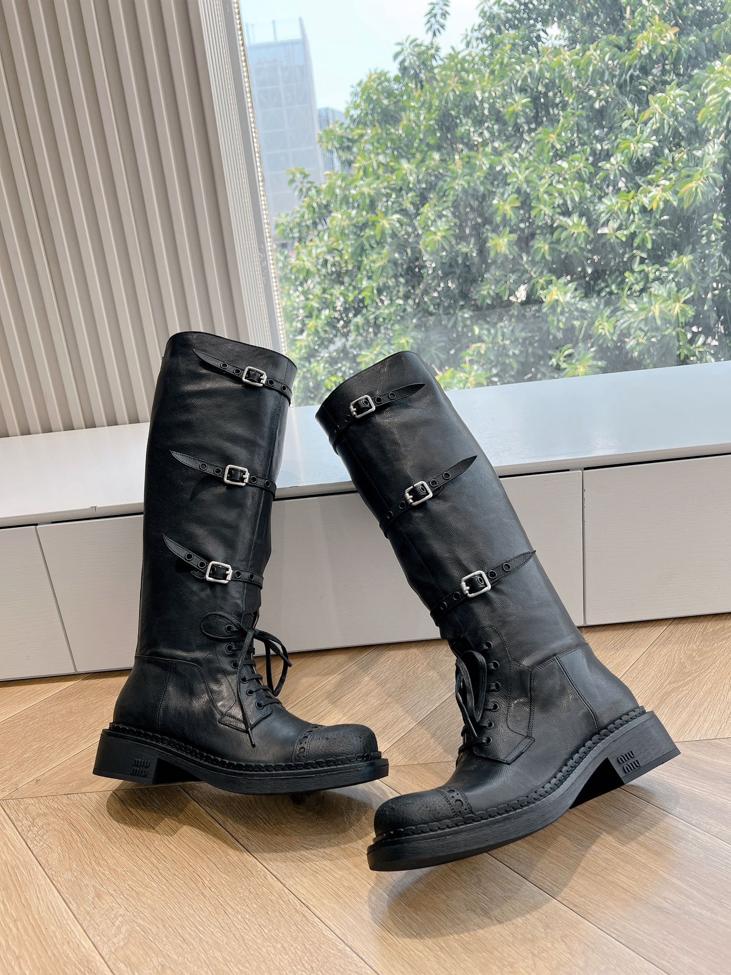 Miu Miu Boots Cow Leather M
