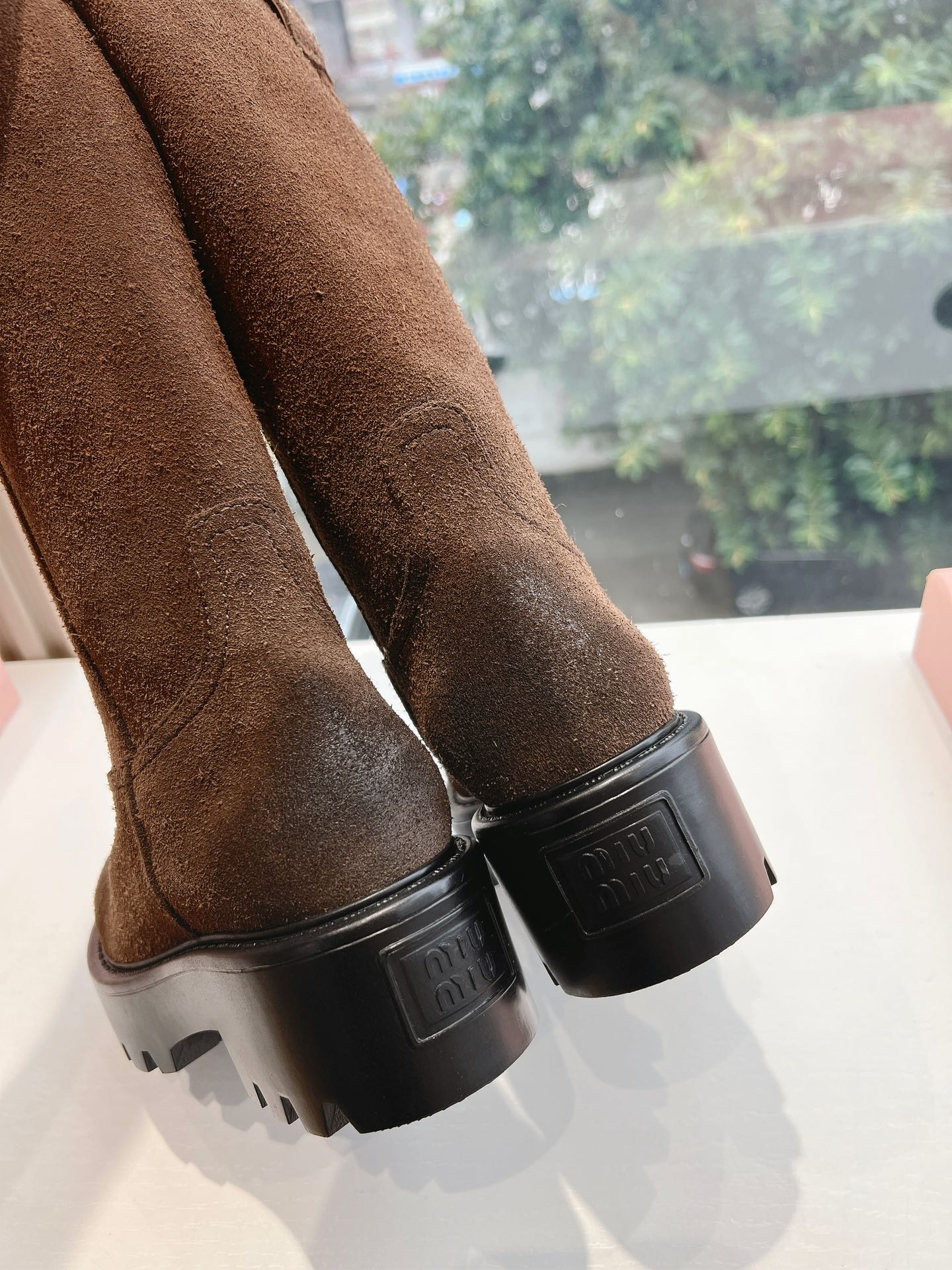 Miu Miu Boots Cow Leather M