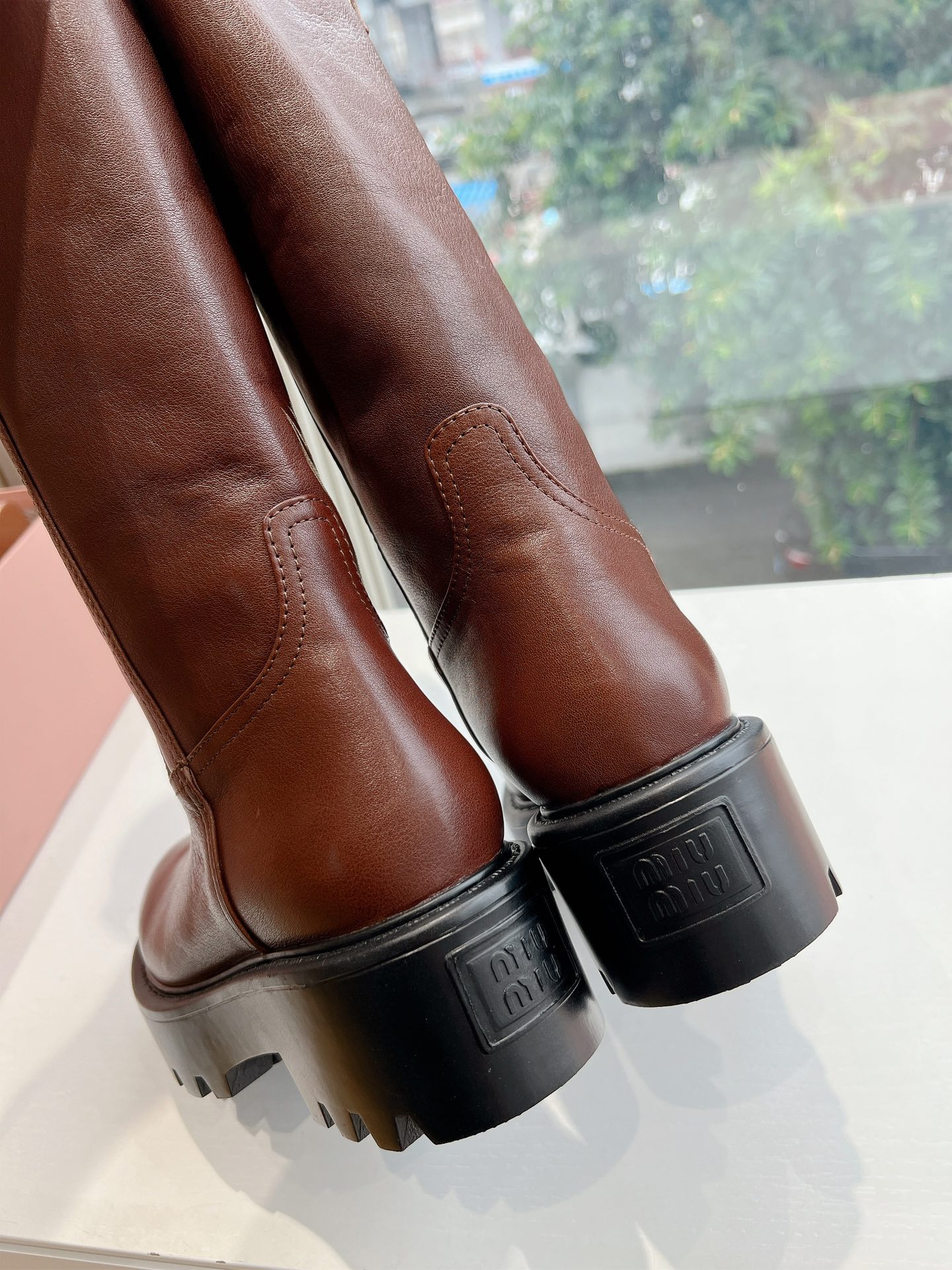 Miu Miu Boots Cow Leather M