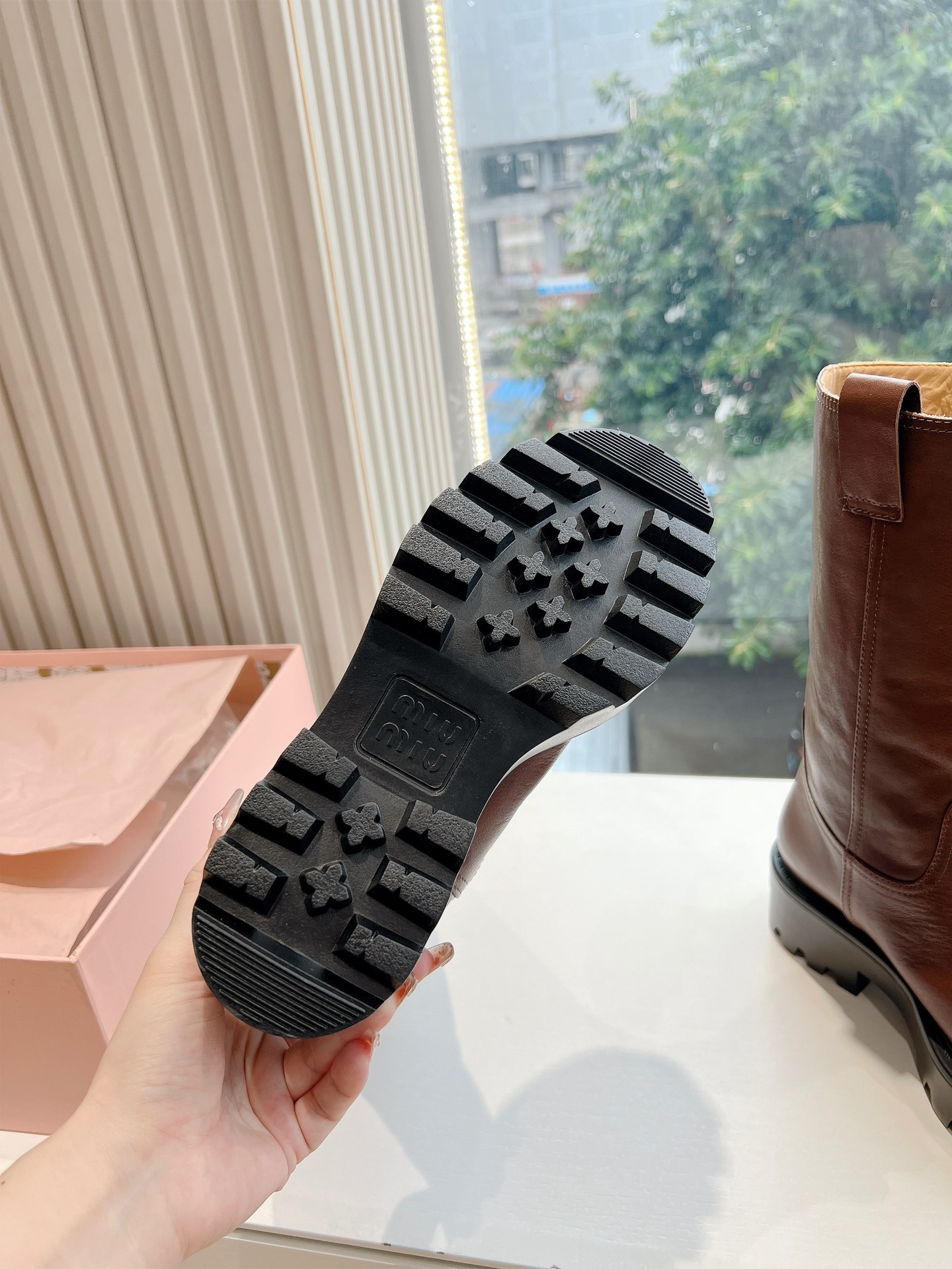 Miu Miu Boots Cow Leather M