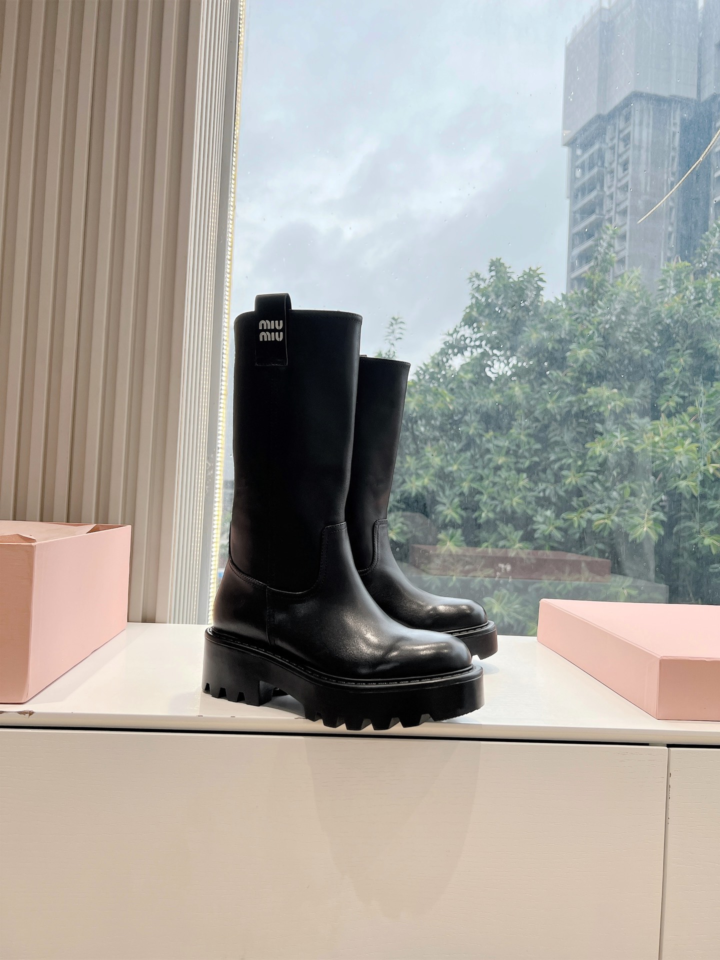 Miu Miu Boots Cow Leather M